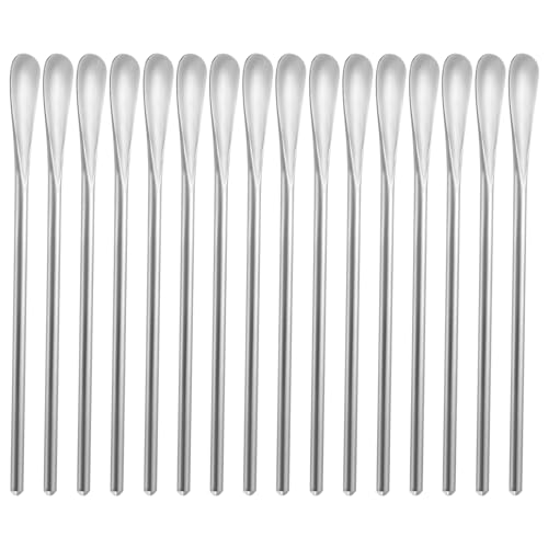 Luvtree 16 Stück 15,8 cm Edelstahl-Rührlöffel, modern und stilvoll von luvtree