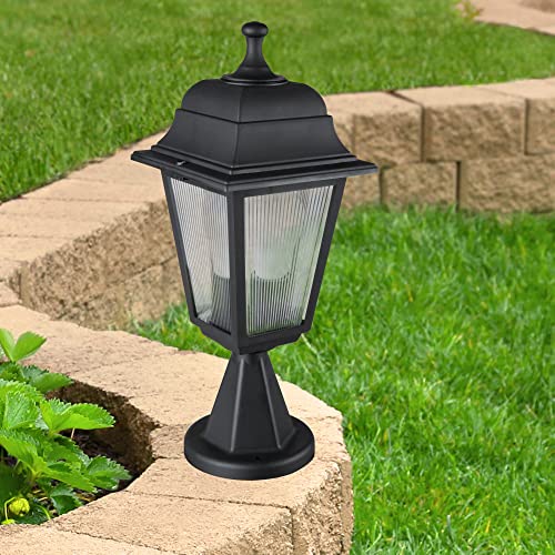 lux.pro Außenlampe Ipswich Gartenlampe außen Laterne Außenleuchte 1 x E27 Schwarz von lux.pro