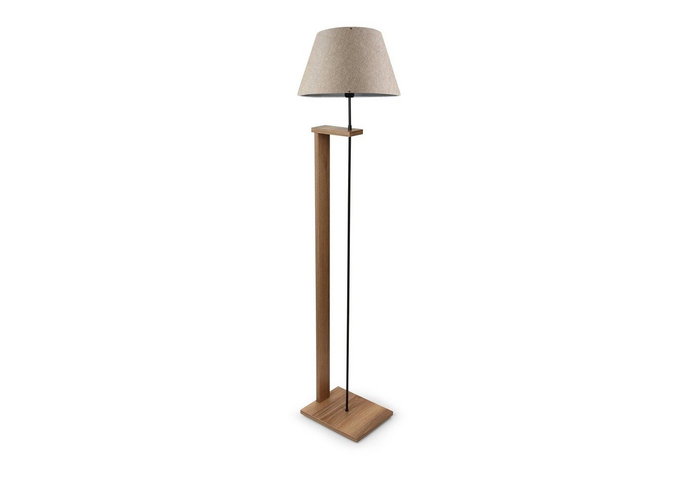 lux.pro Stehlampe, ohne Leuchtmittel, »Bromwich« Stehleuchte 1 x E27 Beige von lux.pro