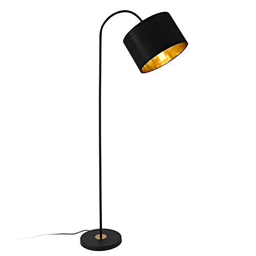 lux.pro Stehlampe Toledo 173cm 1xE27 Stehleuchte schwenkbare Standleuchte Metall Schwarz von lux.pro