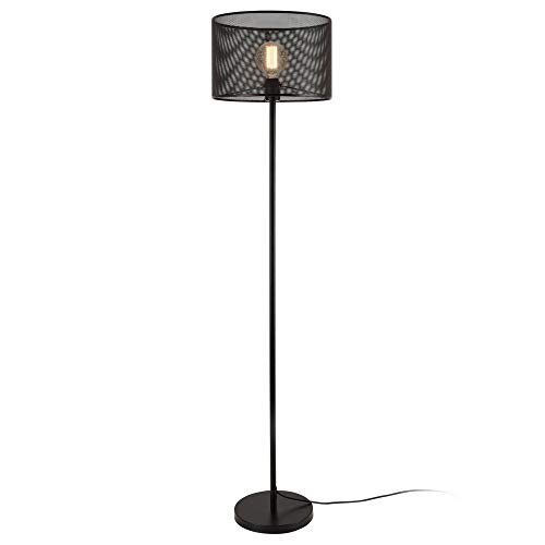 lux.pro Stehleuchte 'Arensburg' 153cm Stehlampe Standleuchte Stand Lampe Metall Schwarz 1x E27 60W von lux.pro