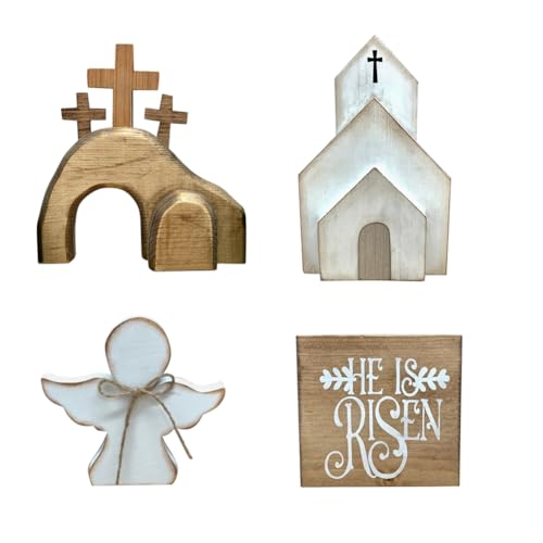 luxurious Vor Ostern Jesus-Tablett-Verpackung Jesus-Logo-Tablett-Dekoration, Bauernhaus-Rostkreuz von luxurious