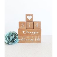 Der Countdown Bis Zur Hochzeit Ist Mit Liebe Gehäkelt Und Wurde in Handarbeit Gefertigt von luxurygrove