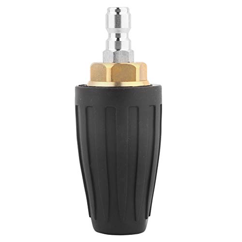 1/4 Quick Connect High Pressure Rotating Nozzle Turbo Pressure Washer Nozzle 360° Swivel Jet Spray Tip for Cleaning Removal Ceramic Valve with 0.25mm Orifice (025 Löcher) von lvifloae
