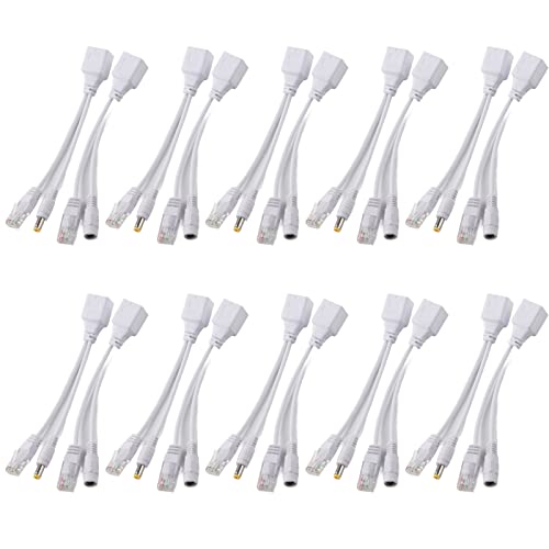 10 Paare IP Netzwerkkamera Kabel Superkategorie 6 Hochgeschwindigkeitskabel Stabile Getriebe Anti Interferenz-Kabel anpassbar an alle Arten von Überwachungsausrüstung in Innen und von lvifloae