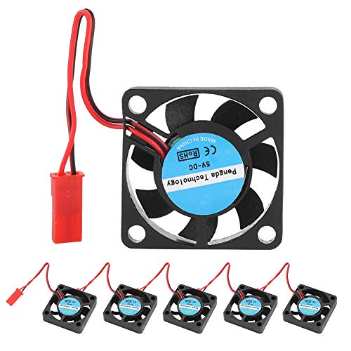 5 Pack 3D -Drucker -Kühllüfter 5V 30x30x7mm Extruder -Kühllüfter für -Ersatzteil für 3D -Drucker Extruder Heißende DC 5 Volt Pinsel ohne Pinsel von lvifloae