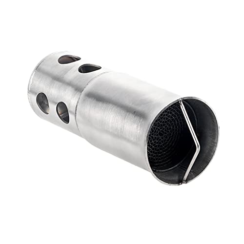 51mm Universal Motorcycle Exhaust Pipe Muffler Silencer Stainless Steel Insert High Performance Noise Eliminator with Removable Baffle for Motorcycle modification (1) von lvifloae