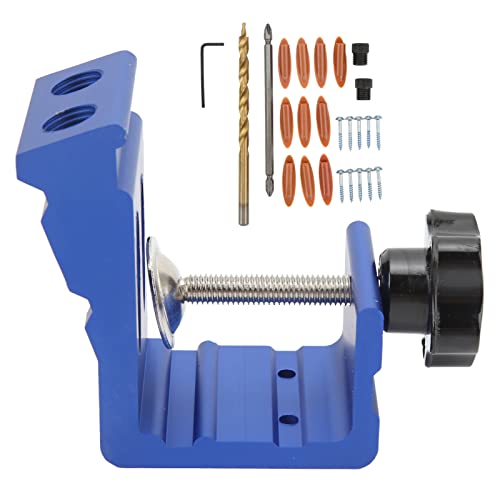 Aluminium -Taschenloch -Loch -Jig -Werkzeug -Set Einstellbarer Lochabstand 15 Grad abgewinkelter Bohrführer Holzbearbeitung abgewinkelter Locator Set Hocher Präzisionsbohrer für Aluminium -Taschenloch -Loch -Jig -Werkzeug -Set Einstellbarer Lochabstand 15 Grad abgewinkelter Bohrführer Holzbearbeitung abgewinkelter Locator Set Hocher Präzisionsbohrer für von lvifloae