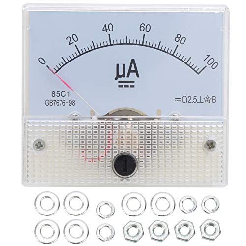 Analog-Panel-Strom-Teste-Zeiger-Messgerät Messgerät DC 0~100UA zum Testen der Verwendung von Tester für die automatische Schaltung messung Analog-Panel-Strom-Teste-Zeiger-Messgerät Messgerät DC 0~100UA zum Testen der Verwendung von Tester für die automatische Schaltung messung von lvifloae