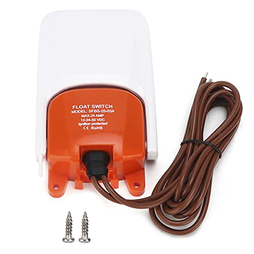 Automatische Bilgenpumpen -Schwimmer -Controller, Boatentwässerung Bilge Wasserpumpe Pumpe Schwimmerschalter Antiaging Secure Securing für 25 Ampere 12 V 24 V 32 V Systeme mit Automatische Bilgenpumpen -Schwimmer -Controller, Boatentwässerung Bilge Wasserpumpe Pumpe Schwimmerschalter Antiaging Secure Securing für 25 Ampere 12 V 24 V 32 V Systeme mit von lvifloae
