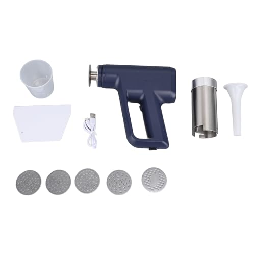 Blue Electric Idiyappam Maker,Electric Noodle Press,Includes Electric Pasta Press, Pasta Extruder Mold, 5 X Idiyappam Making, Measuring Cups, Pasta Press Bucket, Spatula von lvifloae