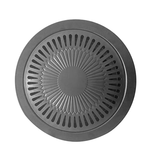 Korean Style Barbecue Pan Grilling Pan Tragbarer Herd Non -Stick Rund Bügeleisen leicht zu reinigen zum Kochen zu Hause geeignet. von lvifloae