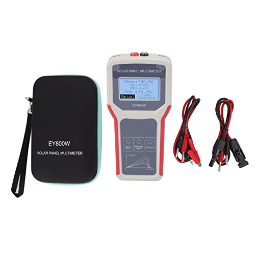 LCD Display Solar Panel Tester EY800W Leistungsmesser Amperemeter Open Circuit Spannungstest Solar Photovoltaik -Multimeter Photovoltaik -Panel Überspannung/Überstromschutzumkehr von lvifloae