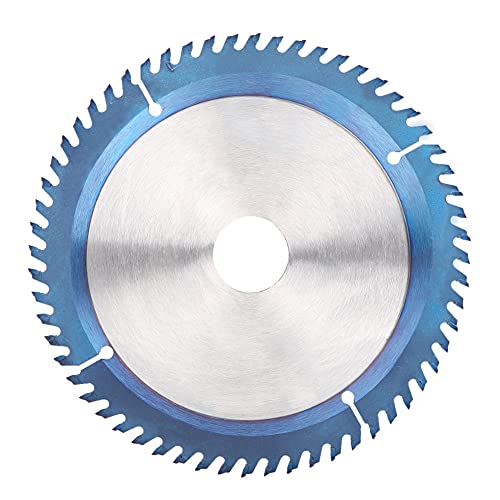 Lvifloae 6 Zoll Carbid Spipps kreisförmige Sägeklinge 60t Blau beschichtete Holz Schneidscheibe feines Finish kreisförmiger Sähe Blade mit 1 Zoll Leiche für Winkelschleife (8 Inch) von lvifloae