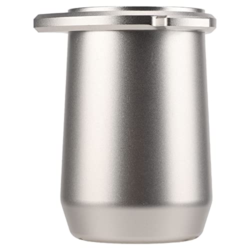 Lvifloae Kaffeepulverbecher 54 mm Aluminiumlegierung Leichtes Anti -Flying -Espresso Dosierung Tasse Kaffeemühle Accessoire mit Anti -Fliegerpulver -Design -Konstruktion mit 8 (Silber) von lvifloae