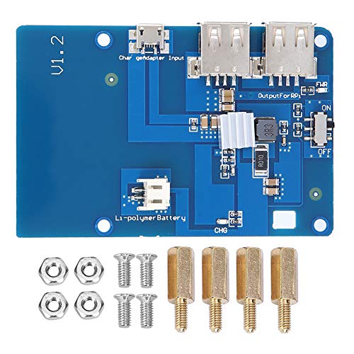 Lvifloae Lipo Battery Expansion Board 3 Power Pack Expansion Board UPS Lipo Batterie unabhängig vor Ort Stromversorgung Dual USB -Ausgang Professionelles Zubehör USB von lvifloae