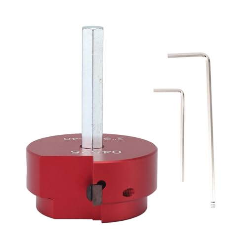 PVC-Rohr-Reibahle-Set, Kunststoff-Fitting-Reibahle-Werkzeug, passend für Standard-1-2-Bit-Aluminium-Fittin-Steckschlüsselschutz für SCH40 PVC CPVC ABS-Abfluss-Entlüftungsrohr, 3 (2in) von lvifloae