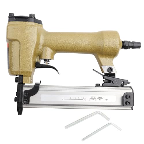 Pneumatische Nagel Pneumatische Nagelpistole für Getreidenägel mit 100 Teilen 10-25 mm für Tischlerei, Verpackung und Dekoration Leichter Aluminiumlegierkörper Pneumatische Nagel Pneumatische Nagelpistole für Getreidenägel mit 100 Teilen 10-25 mm für Tischlerei, Verpackung und Dekoration Leichter Aluminiumlegierkörper von lvifloae