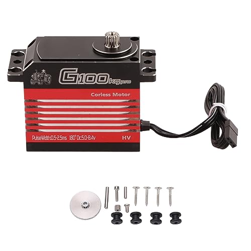 Servomotor G100 Pro 100KG Drehmoment Digitales Modell Lenkgetriebe Starkes und robustes wasserdichtes Design für RC-Auto Roboter Boots hubschrauber Servomotor G100 Pro 100KG Drehmoment Digitales Modell Lenkgetriebe Starkes und robustes wasserdichtes Design für RC-Auto Roboter Boots hubschrauber von lvifloae