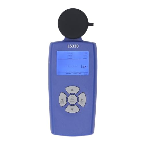 Spektrum -Illuminanzmesser 0 1000000LX, 400 nm 700 nm, 1000 100000k Farbtemperaturtester, für Pflanzenwachstum, Flackerfrequenz, CRI und Lichtquellenanalyse im Gewächshaus, Stufe von lvifloae