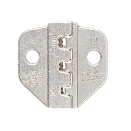 Wire Crimping Tool Jaw JX 1601-08 for Bootlace Ferrules Interchangeable Die Set for AWG26-16 (0.14-1.5mm²) Compatible with Terminals Cable Cutting Ratchet Crimper Accessory (JX-1601-08) von lvifloae