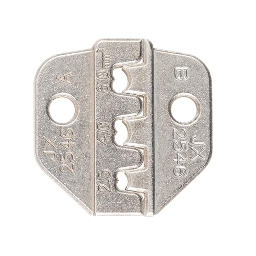 Wire Crimping Tool Jaw JX 1601-08 for Bootlace Ferrules Interchangeable Die Set for AWG26-16 (0.14-1.5mm²) Compatible with Terminals Cable Cutting Ratchet Crimper Accessory (JX-1601-2546) von lvifloae
