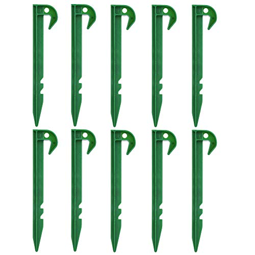 lvifloae 10pcs Kunststoff gemahlene Stakes Garten Unkraut Barrierer Stoff Schattierung Netz Fixierstifte Landschaft Randkantengarten Gartenspikes Fixieren Nagel für Landschaftsbau lvifloae 10pcs Kunststoff gemahlene Stakes Garten Unkraut Barrierer Stoff Schattierung Netz Fixierstifte Landschaft Randkantengarten Gartenspikes Fixieren Nagel für Landschaftsbau von lvifloae