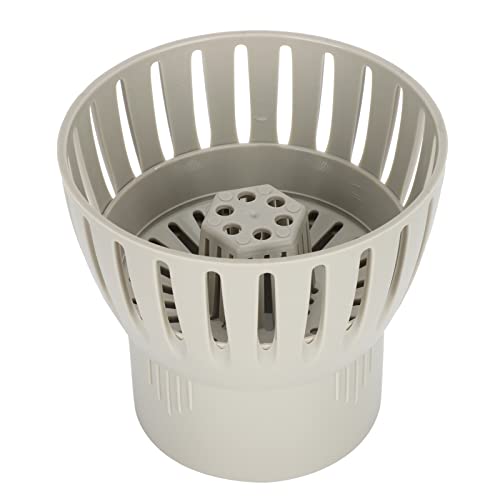 lvifloae 110MM Pool Skimmer Basket Pond Drainage Outlet Water Surface Skimmer Plastic Swimming Pool Filter Debris Leaf Canister Pond Cleaning Tool with Mesh Bag for Koi Water Garden (90MM Diameter) von lvifloae