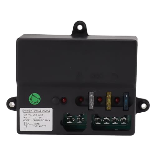 lvifloae 147mm Generator Controller Multifunktional 12/24 -V -Motor -Automat -Start -Controller -Modul an 2589755/2589753 MK3 angepasst (258-9753 MK3 12V) von lvifloae