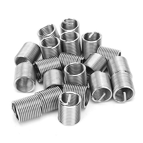 lvifloae 20pcs M12 x 1,5 Drahtgewinde Einsätze Fadenreparatur -Kit -Hülle Edelstahl -Gewinde -Gewinde -Schutzhülle 1,5D für beschädigte Gewindeweichanlage (2d) von lvifloae