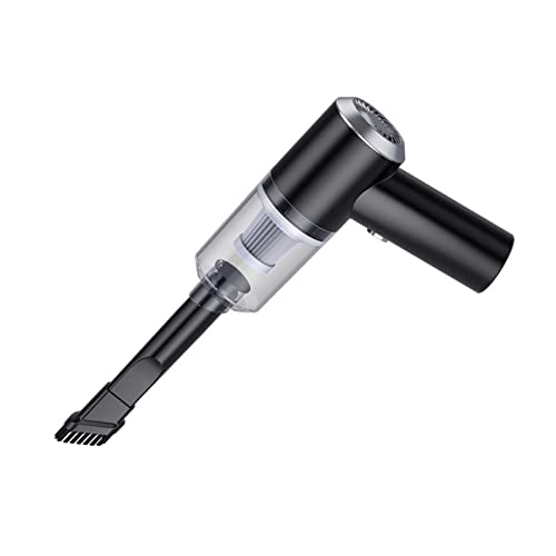 lvifloae 3 in 1 kleine tragbare Innenauto -Staubsauger Handheld schnurloses Staubsauger Auto Essentials Reinigungswerkzeuge 120W 6000 Pa mit LED -Ladung für Automobilhaus zu Hause (Schwarz) von lvifloae