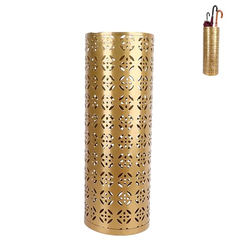 lvifloae 42x15x15cm Robuster Regenschirmstnder aus Metall,schirmstnder regensc,Freistehender Runder Schirmhalter, EingangsbereichOrganizer fr den Eingangsbereich des Hauses (L) von lvifloae
