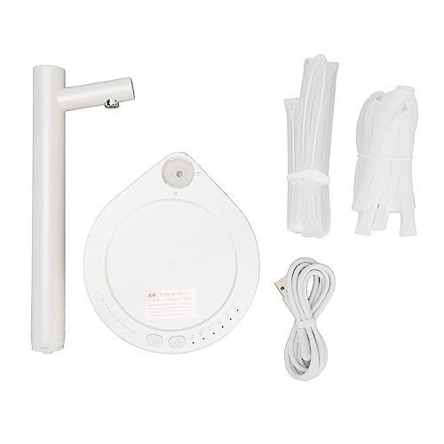 lvifloae 5 Gallonen Smart Table Automatische Wasserspenderpumpe 7-stufige quantitative tragbare Desktop-Wasserflaschenpumpe mit USB-Aufladung, geräuscharm für das Home Office im (Weiß) von lvifloae