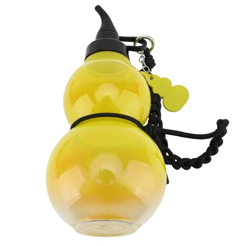 lvifloae 800 ml form Form Wasserflasche Drop Proof Modularer Flaschen tragbarer trinken Wasserkocher großer Kapazität Wasserbehälter mit Riemen für Reisefitness Schwarz (Gelb) von lvifloae
