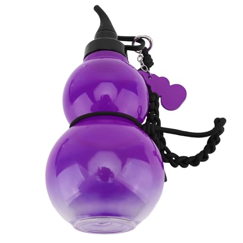 lvifloae 800 ml form Form Wasserflasche Drop Proof Modularer Flaschen tragbarer trinken Wasserkocher großer Kapazität Wasserbehälter mit Riemen für Reisefitness Schwarz (Lila) von lvifloae