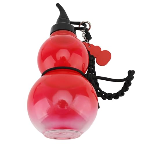 lvifloae 800 ml form Form Wasserflasche Drop Proof Modularer Flaschen tragbarer trinken Wasserkocher großer Kapazität Wasserbehälter mit Riemen für Reisefitness Schwarz (Rot) von lvifloae