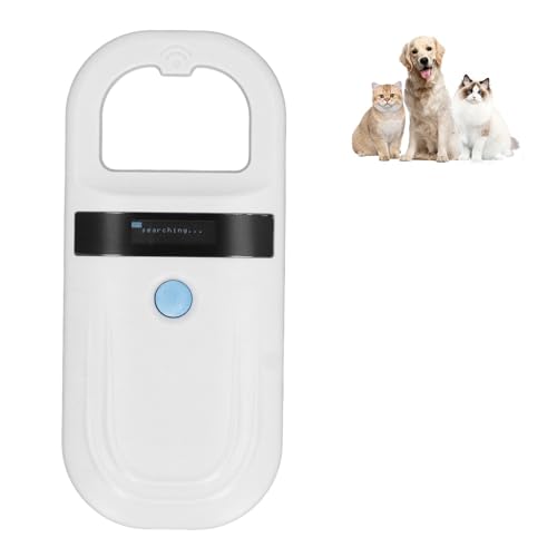 lvifloae Animal Tag Reader Tragbarer PET -Mikrochip -Scanner, 134.2kHz 128 Datenspeicher Animal Chipscanner für PET Livestock Wildlife 5V aufzeichnet von lvifloae