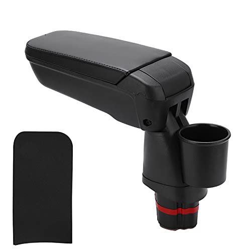 lvifloae Central Leder Armlehnenbox mit Tassenhalterbecher Ersatzteil der Armlehre Aufbewahrungsbox für Mercedes Smart Fortwo Forfour 453 2015 2019 geeignet von lvifloae