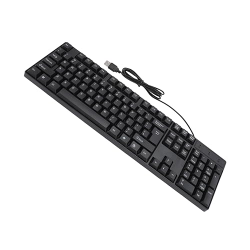 lvifloae Ergonomische Tastatur, K1800 Minderheitensprachen-Tastatur, 104 Tasten, 4,9 Fuß Kabel, ergonomisches Design, USB-kabelgebundene Gaming-Tastatur für Büro-Englisch (Englisch) von lvifloae