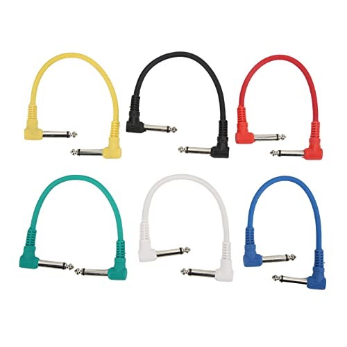 lvifloae Gitarren kabel Flat Patch Kabel Rechts winkel Universal Instrument Patchs Kabel für Effekt pedal 6,35mm Instrument Maximierung Pedal Space Audio Signal Transmission Mikrophones6PCS lvifloae Gitarren kabel Flat Patch Kabel Rechts winkel Universal Instrument Patchs Kabel für Effekt pedal 6,35mm Instrument Maximierung Pedal Space Audio Signal Transmission Mikrophones6PCS von lvifloae