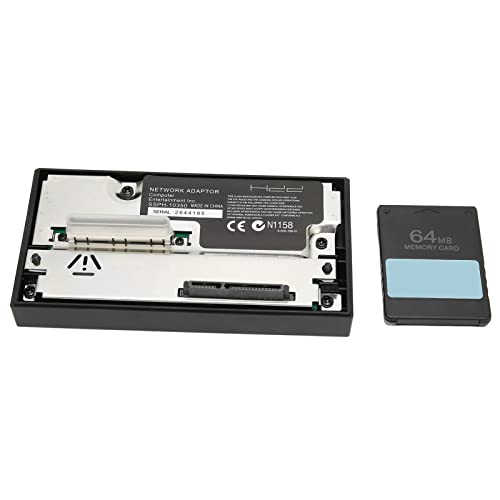 lvifloae SATA -Schnittstelle HDD -Adapter, Netzwerkadapter für -Festplattenadapter mit 64 MB FMCB Version 1.953 Speicherkartenunterstützung bis zu 2 TB SATA -Festplatten (2,5 Zoll) von lvifloae