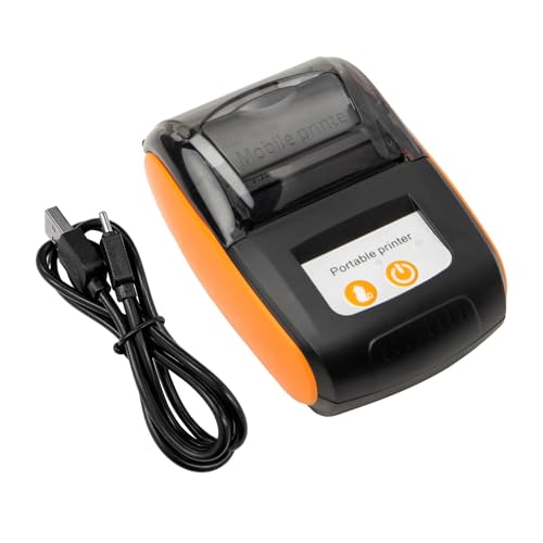 lvifloae Tragbarer Quittungsdrucker 58mm Mini Thermal Wireless BT USB Mobile Drucker für Einzelhandelsgeschäft für Kleinunternehmen Restaurants von lvifloae