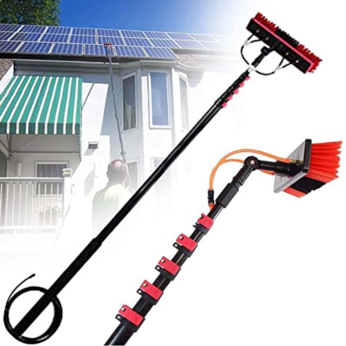 lxiluv Teleskopstange Fensterreinigung Wasser, Teleskopstange Wasserführend, 3.6-11M Teleskopstangen für Solaranlagen und Fenster, Teleskopstiel Wassergefüllte, Telescopic Pole,5.4m/18FT von lxiluv