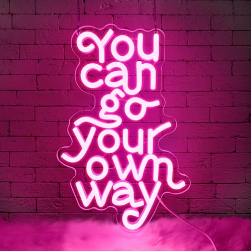 Lxmoneon You Can Go Your Own Way Neonschild rosa LED Neonschilder USB Motivations Leuchtreklame dimmbares Brief Zitat Neonlicht für Schlafzimmer Wohnzimmer Wohnheim Klassenzimmer Kinderzimmer Lxmoneon You Can Go Your Own Way Neonschild rosa LED Neonschilder USB Motivations Leuchtreklame dimmbares Brief Zitat Neonlicht für Schlafzimmer Wohnzimmer Wohnheim Klassenzimmer Kinderzimmer von lxmoneon