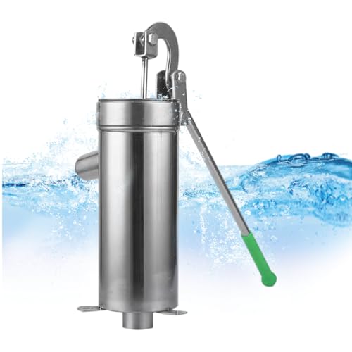 lyanny Handpumpe - Manuelle Wasserpumpen - Verstärkung für Springfür Rasen, Teich und Familie, aus Edelstahl, manuelle Saugvorrichtung für wasser von lyanny