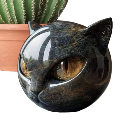 lyanny Schwarze Katze Figur | Bücherregal Tierstatue - Glücksschwarze Katze Deko Für Zuhause Innenbereich Garten Eingangsbereich Wohnbereich Geschenk lyanny Schwarze Katze Figur | Bücherregal Tierstatue - Glücksschwarze Katze Deko Für Zuhause Innenbereich Garten Eingangsbereich Wohnbereich Geschenk von lyanny