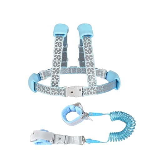 lyanny Sicherheitsgeschirr Für Kinder,Baby Sicherheitsleine | Reflektierendes Einstellbares Sicherheitsgeschirr Mit Schloss Für Draußen Reisen Mädchen Spaziergänge Wanderungen von lyanny