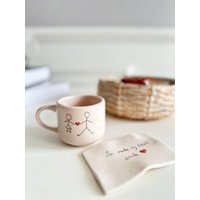 Du Und Ich Personalisiertes Kaffeetassen-Set Für Espresso von lydiaceramic
