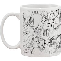 Wald Becher | Mit Hirschen, Kaninchen, Füchsen, Eulen Und Mehr Wald Becher | Mit Hirschen, Kaninchen, Füchsen, Eulen Und Mehr von lydiameiying
