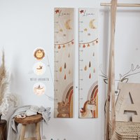 Kinder Messlatte Boho Regenbogen von lyllevenn